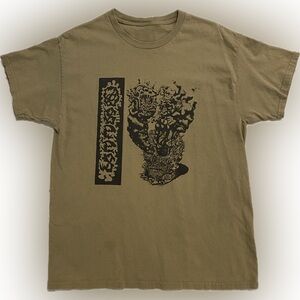 Osees, Thee Oh Sees, Ohsees band T-Shirt, color olive green